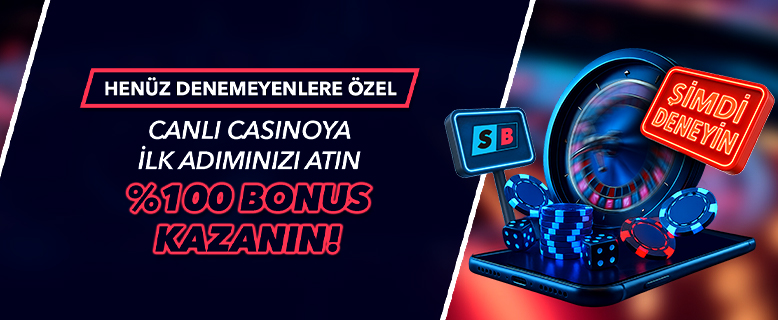 İLK DENEMENİZE %100 BONUS